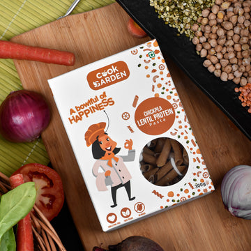 Chickpea Lentil Penne Pasta 300g | No Rice - No Maida | Vegan | High Protein